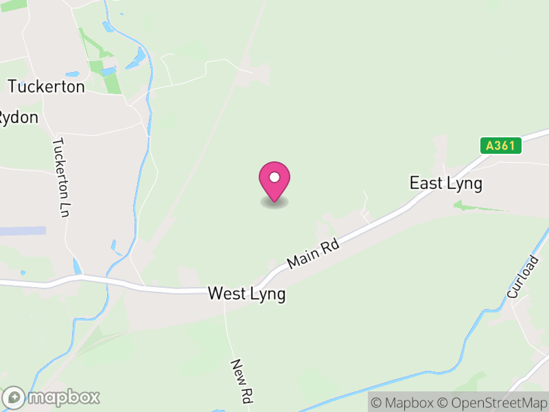Map of Lyng, Somerset