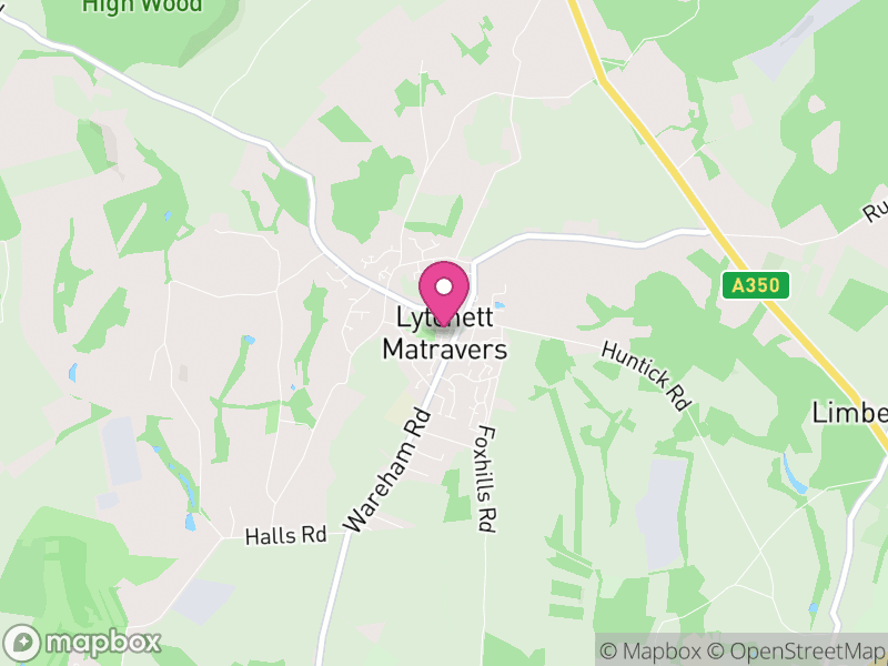 Map of Lytchett Matravers, Dorset
