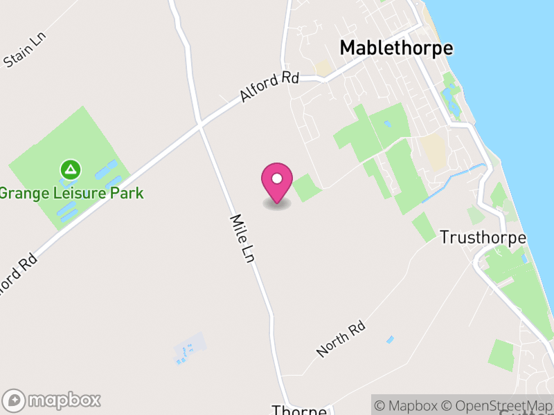 Map of Mablethorpe and Sutton, East Lindsey