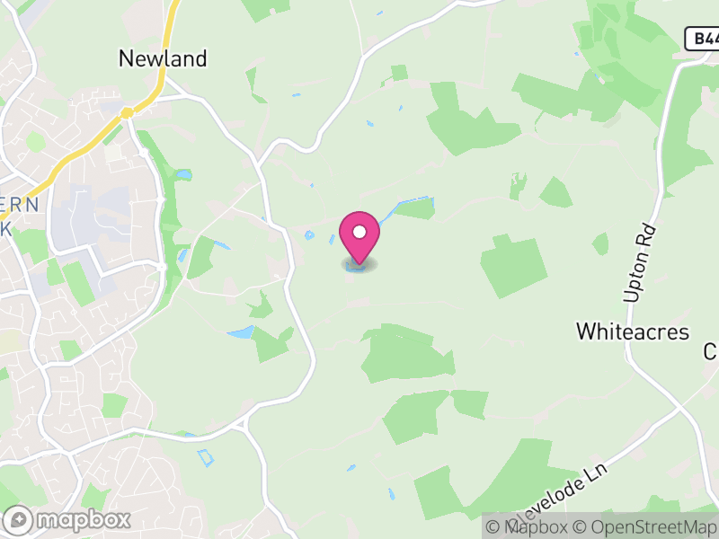 Map of Madresfield, Malvern Hills