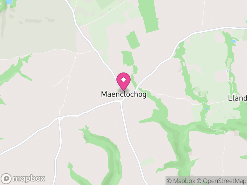 Map of Maenclochog, Pembrokeshire