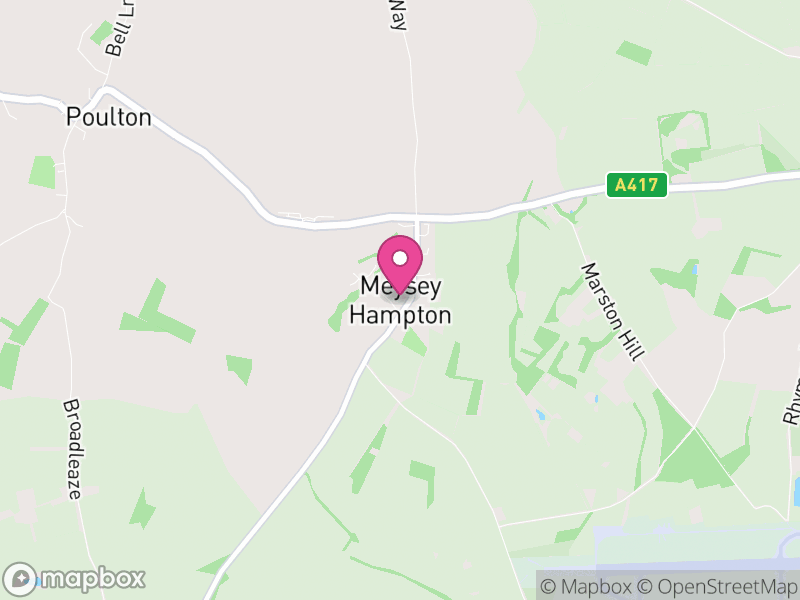 Map of Maiseyhampton, Cotswold