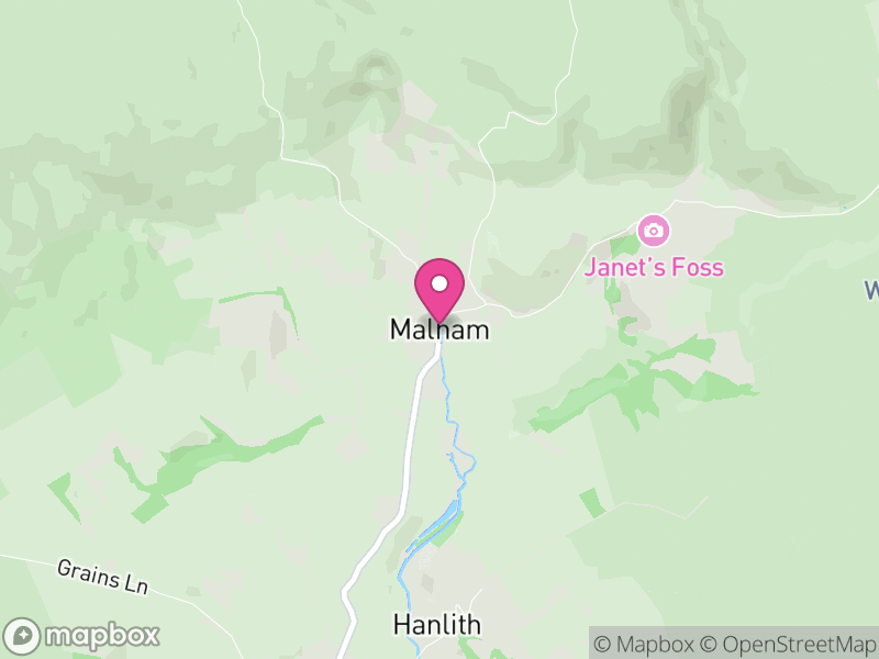 Map of Malham, North Yorkshire