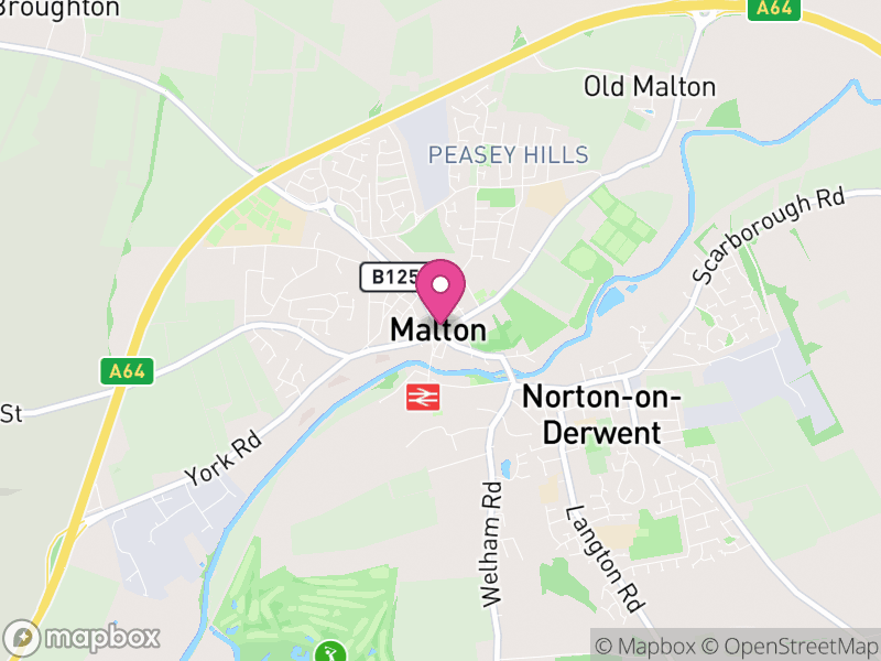 Map of Malton, North Yorkshire