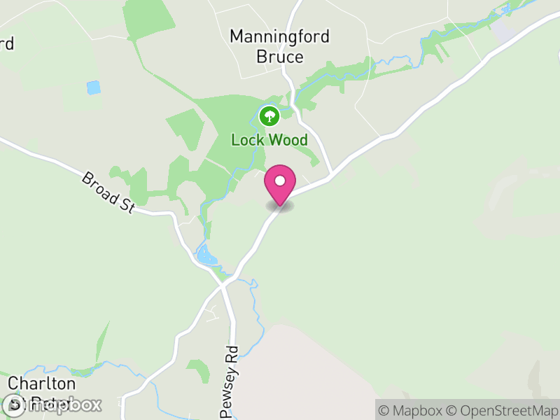 Map of Manningford, Wiltshire