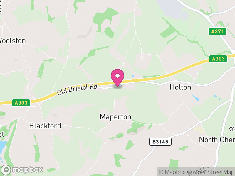 Map of Maperton, Somerset