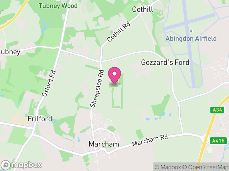 Map of Marcham, Vale of White Horse