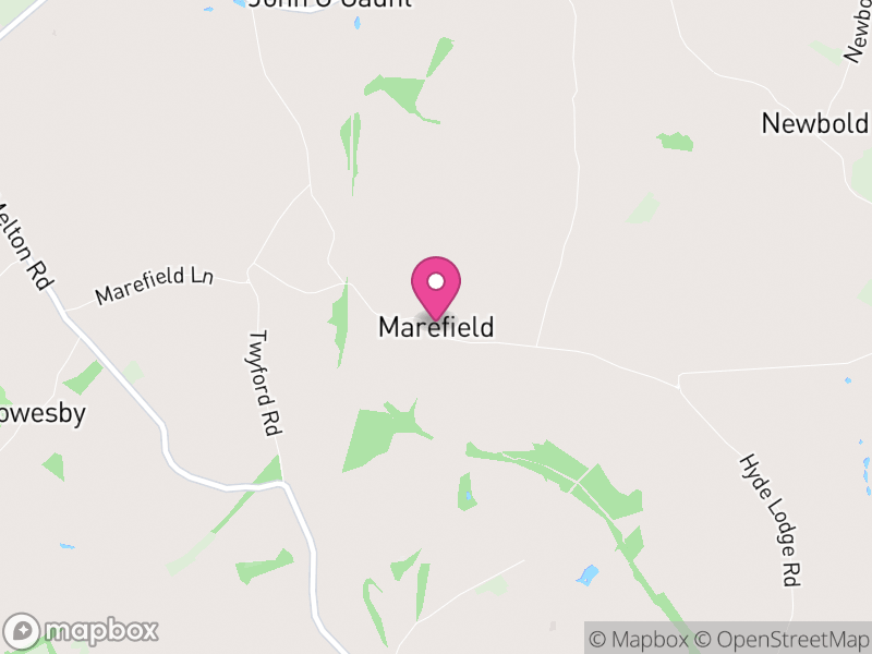 Map of Marefield, Harborough