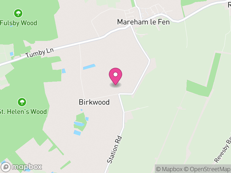 Map of Mareham le Fen, East Lindsey