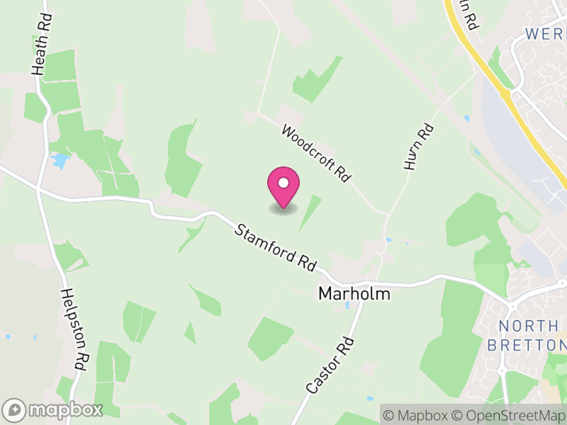 Map of Marholm, Peterborough