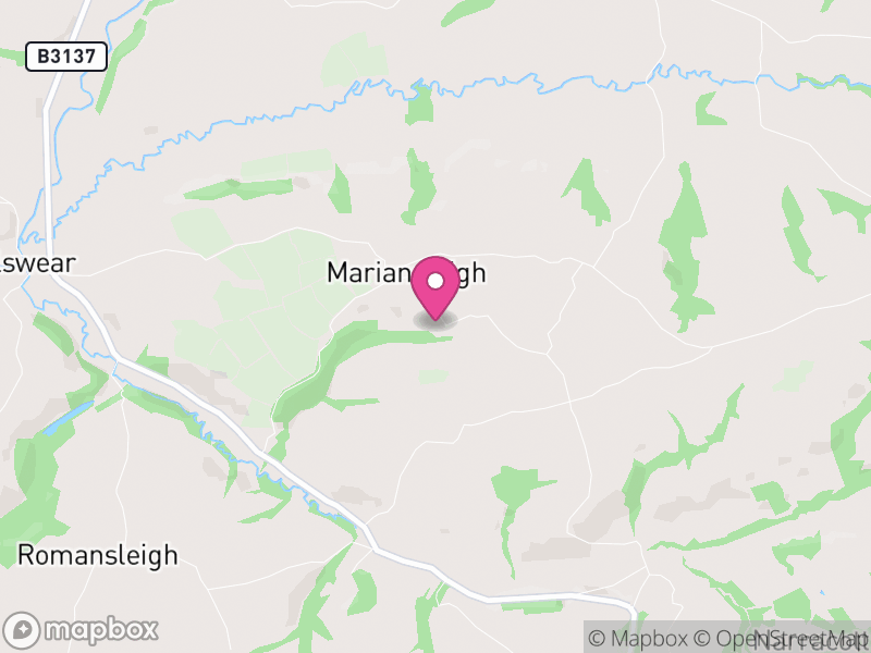 Map of Mariansleigh, North Devon