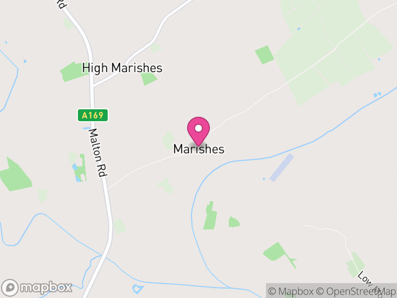 Map of Marishes, North Yorkshire