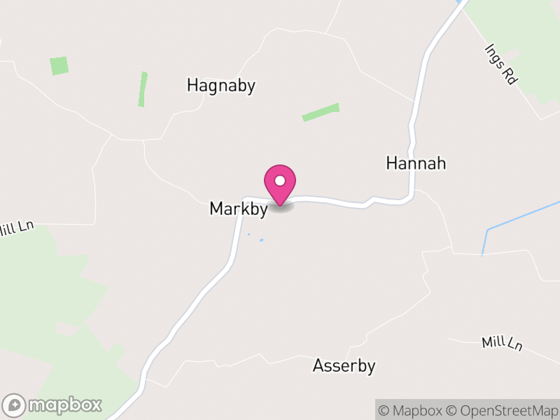 Map of Markby, East Lindsey