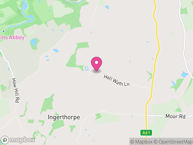 Map of Markenfield Hall, North Yorkshire