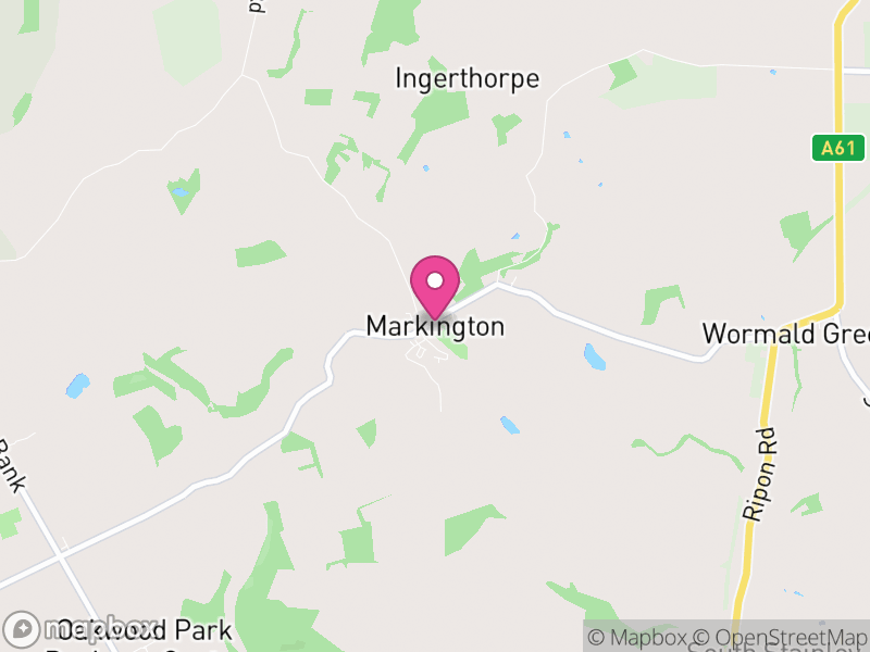 Map of Markington with Wallerthwaite, North Yorkshire