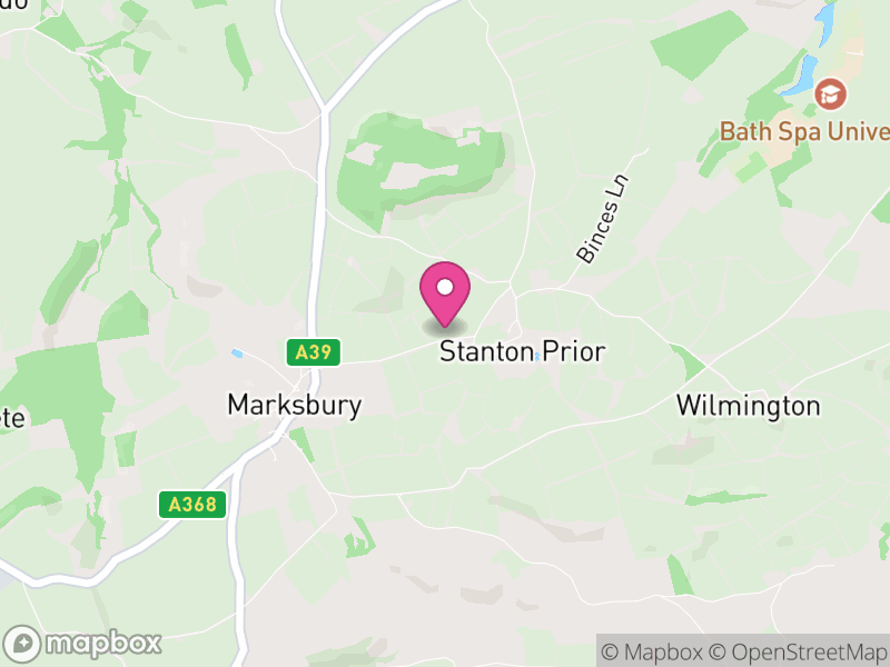 Map of Marksbury, Bath and North East Somerset