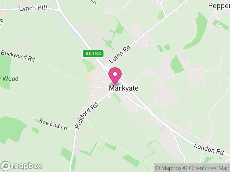 Map of Markyate, Dacorum