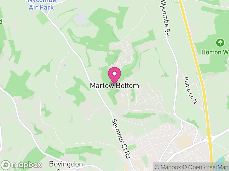 Map of Marlow Bottom, Buckinghamshire