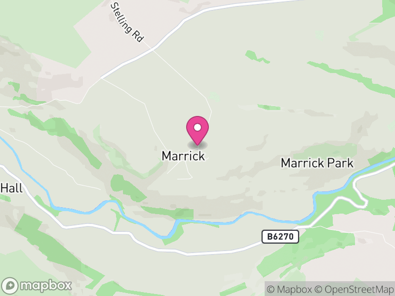 Map of Marrick, North Yorkshire
