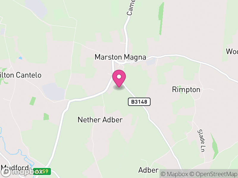 Map of Marston Magna, Somerset