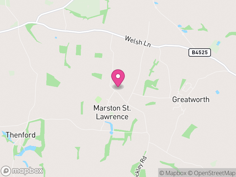 Map of Marston St. Lawrence, West Northamptonshire