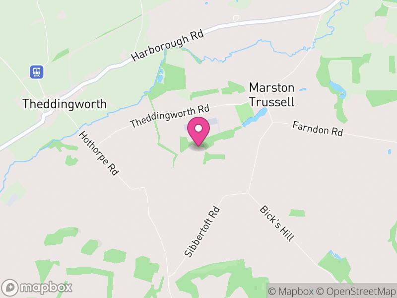 Map of Marston Trussell, West Northamptonshire