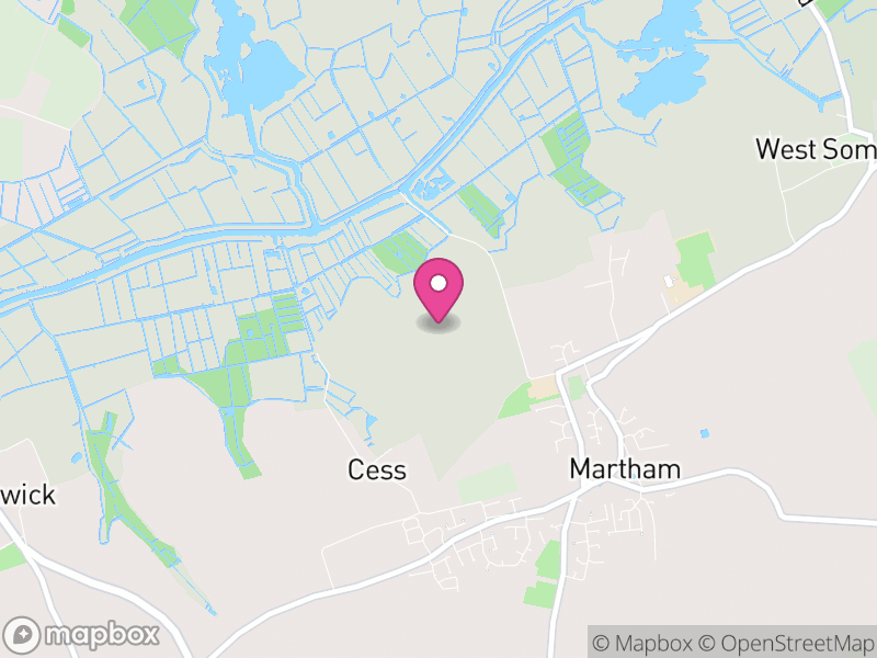 Map of Martham, Great Yarmouth