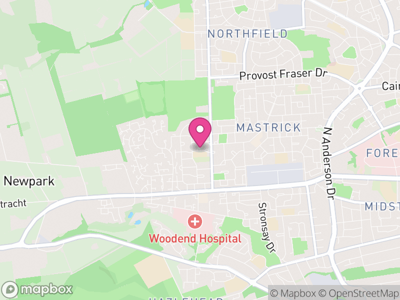 Map of Mastrick, Sheddocksley and Summerhill