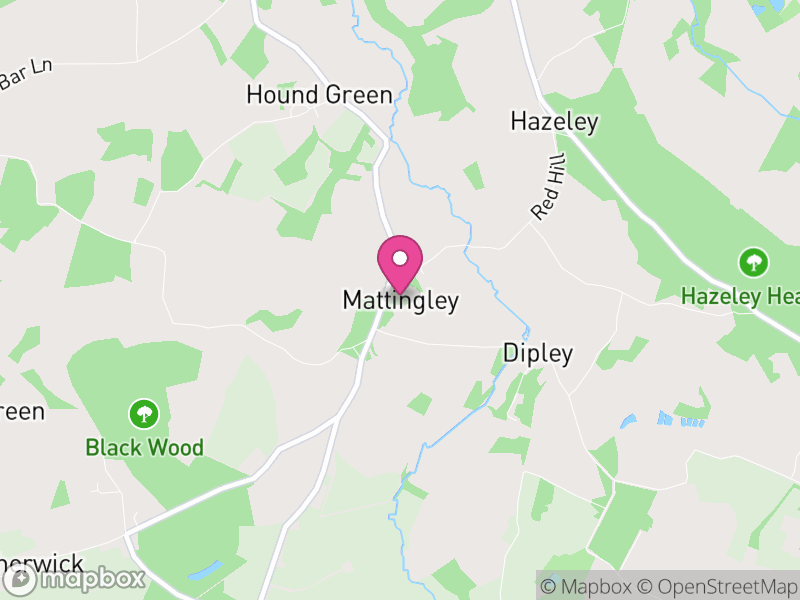 Map of Mattingley, Hart