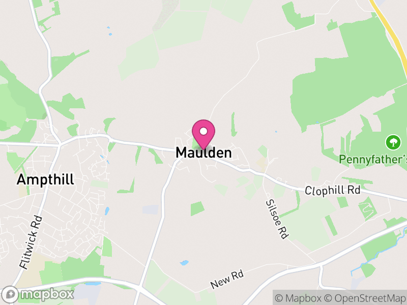 Map of Maulden, Central Bedfordshire
