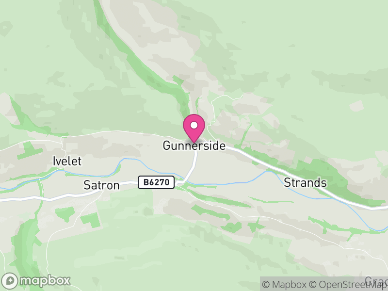 Map of Melbecks, North Yorkshire