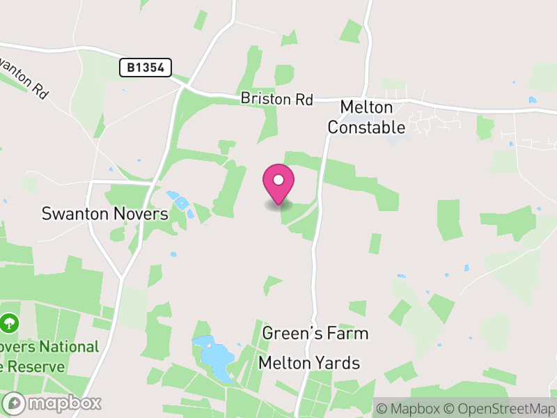 Map of Melton Constable, North Norfolk