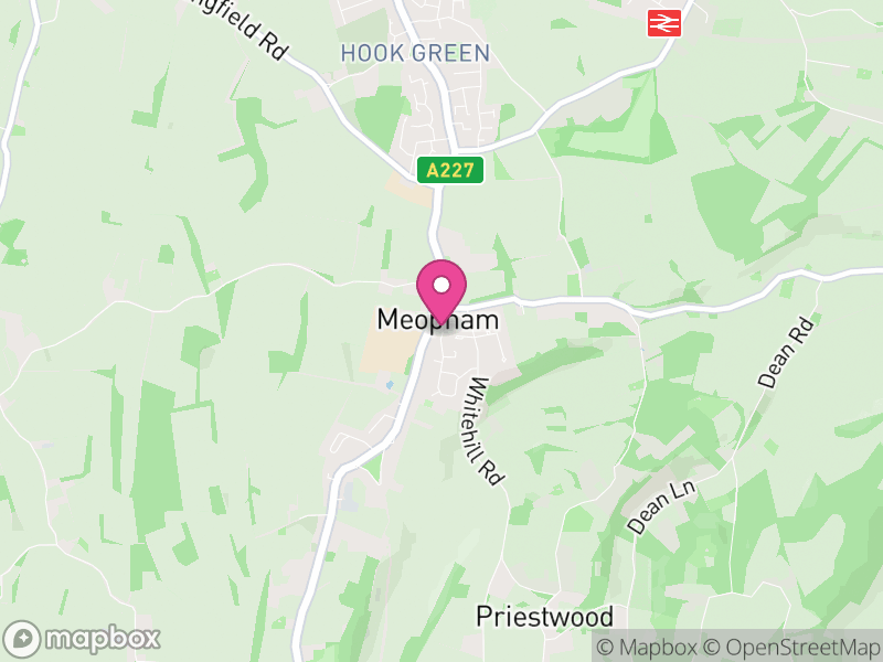 Map of Meopham, Gravesham