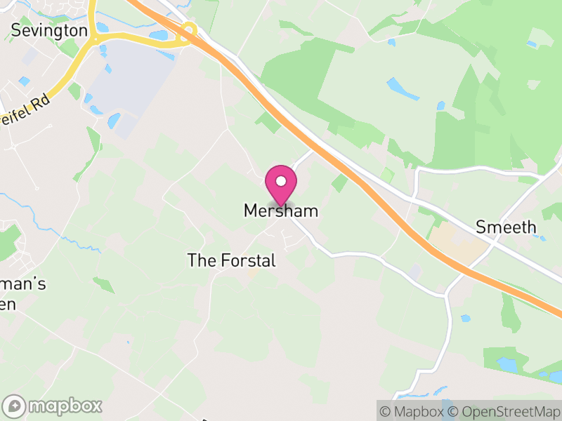 Map of Mersham, Ashford