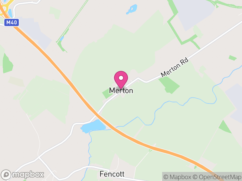 Map of Merton, Cherwell