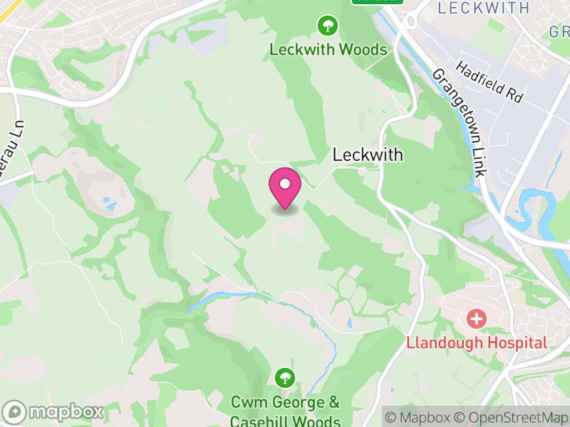 Map of Michaelston-le-Pit and Leckwith, Vale of Glamorgan