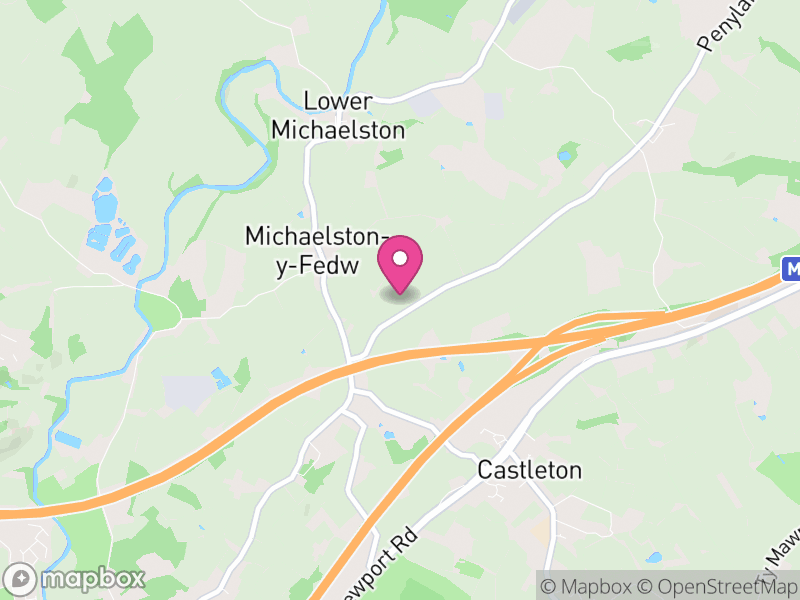 Map of Michaelston-y-Vedw, Newport