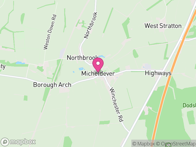 Map of Micheldever, Winchester