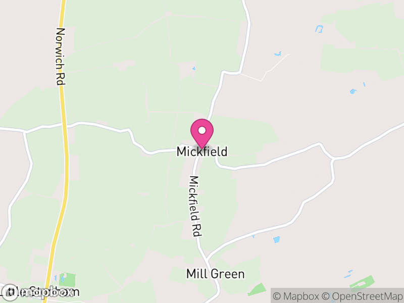Map of Mickfield, Mid Suffolk