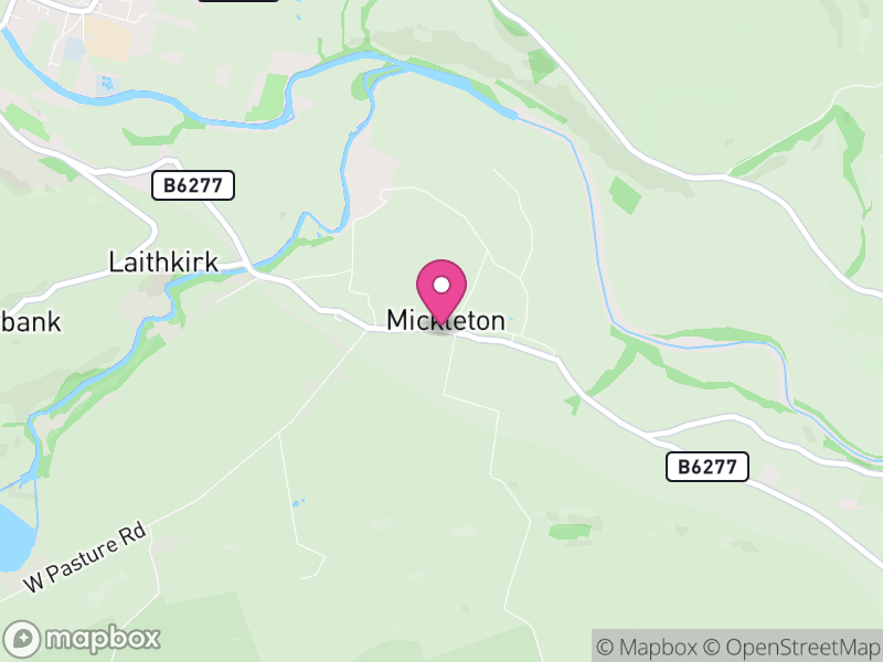 Map of Mickleton, County Durham