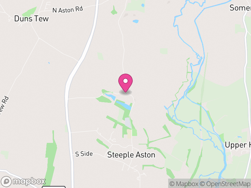 Map of Middle Aston, Cherwell