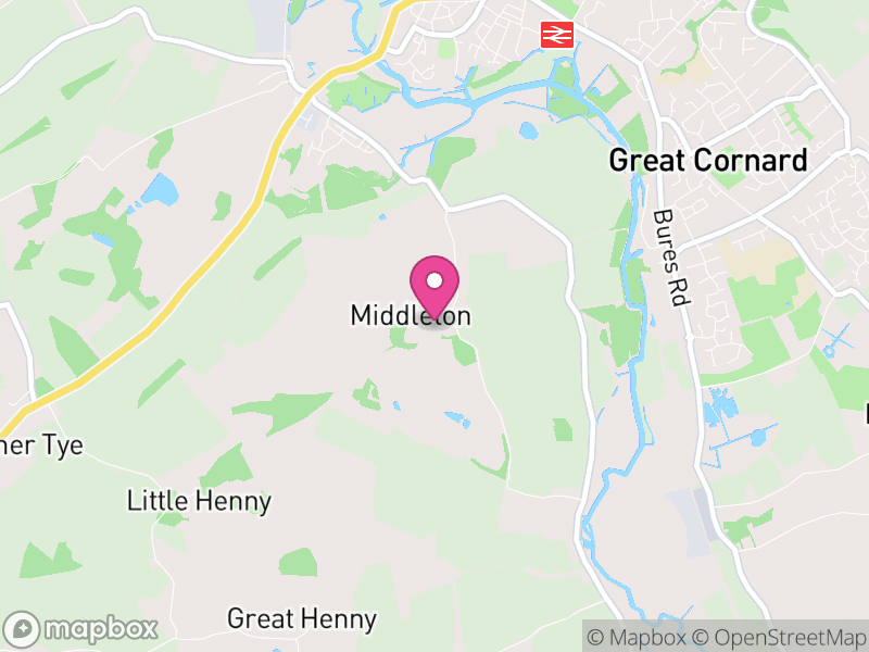 Map of Middleton, Braintree
