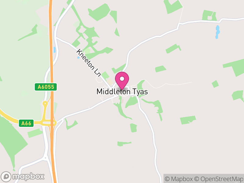 Map of Middleton Tyas, North Yorkshire
