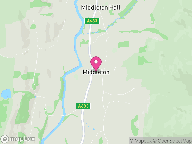 Map of Middleton, Westmorland and Furness