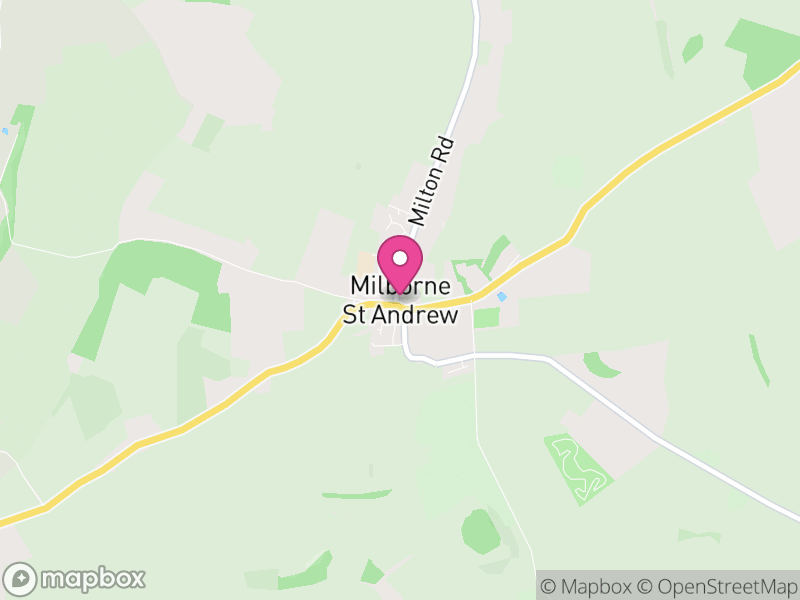 Map of Milborne St. Andrew, Dorset