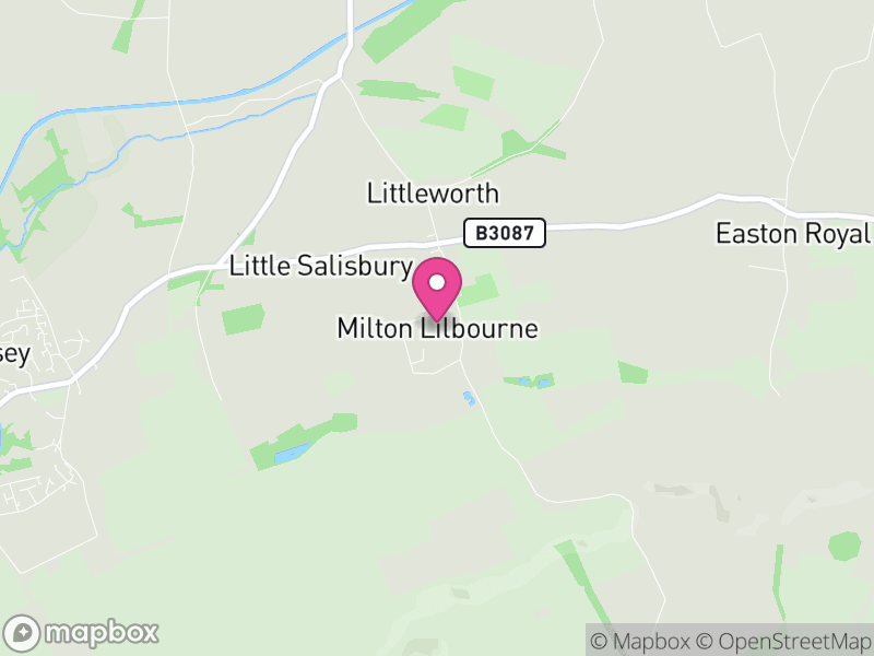 Map of Milton Lilbourne, Wiltshire