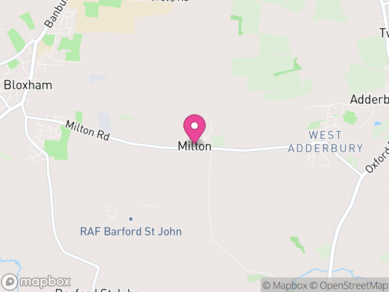 Map of Milton, Cherwell