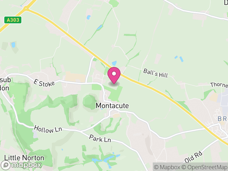 Map of Montacute, Somerset