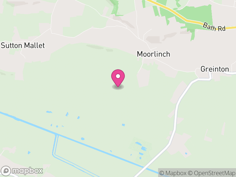 Map of Moorlinch, Somerset