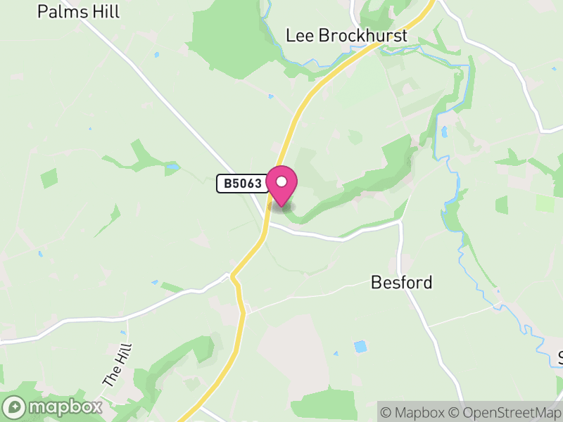 Map of Moreton Corbet and Lee Brockhurst, England